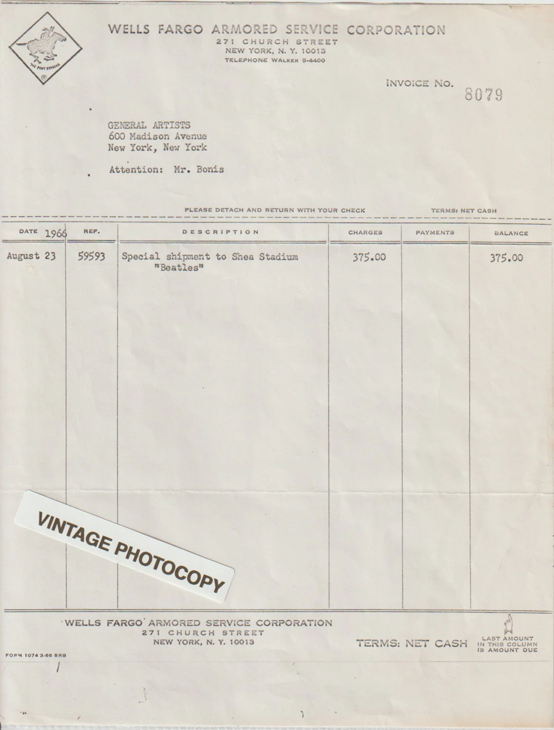 1966 San Francisco Candlestick Park Concert File - Image 15