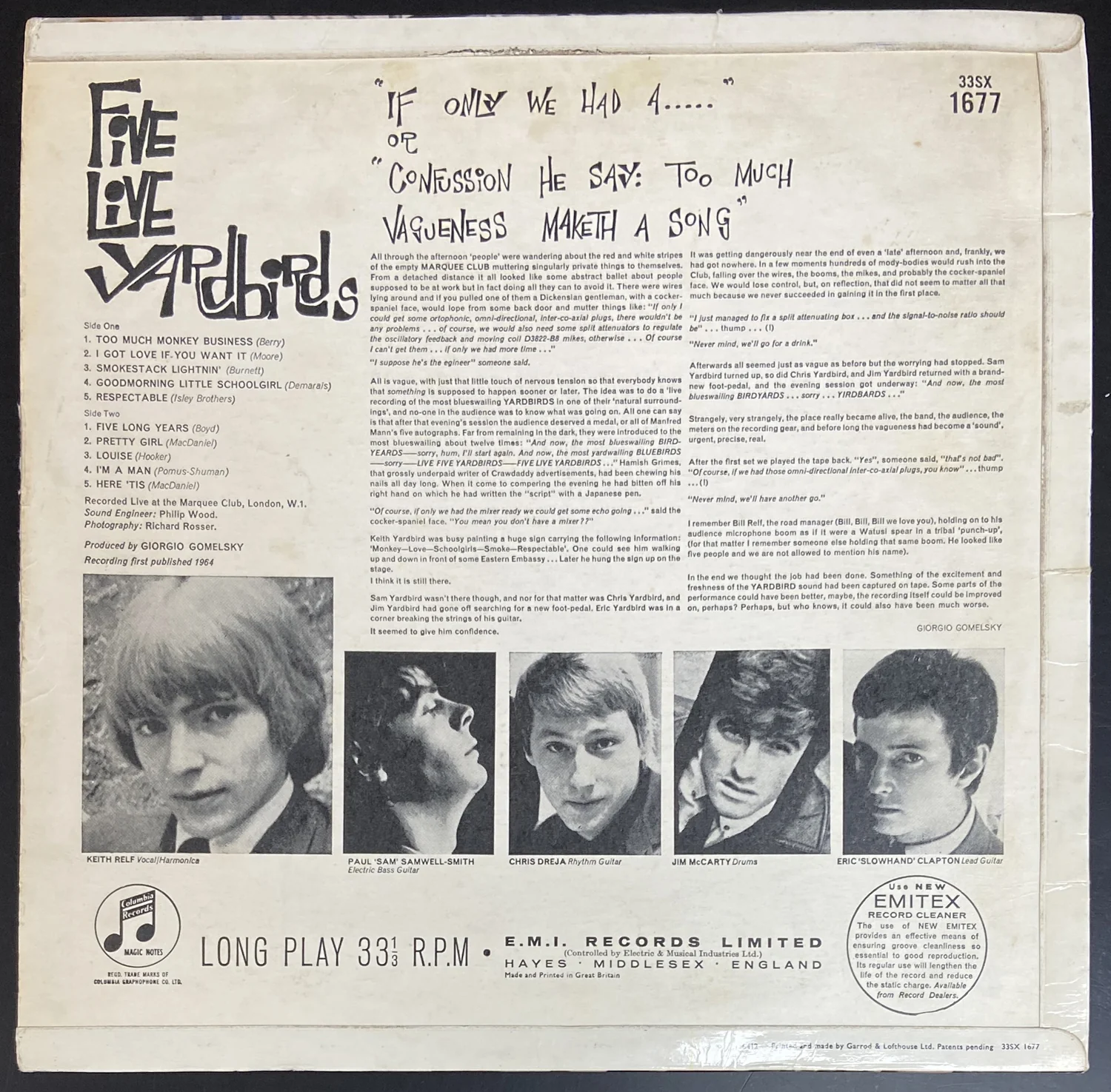 Five Live Yardbirds - Image 2