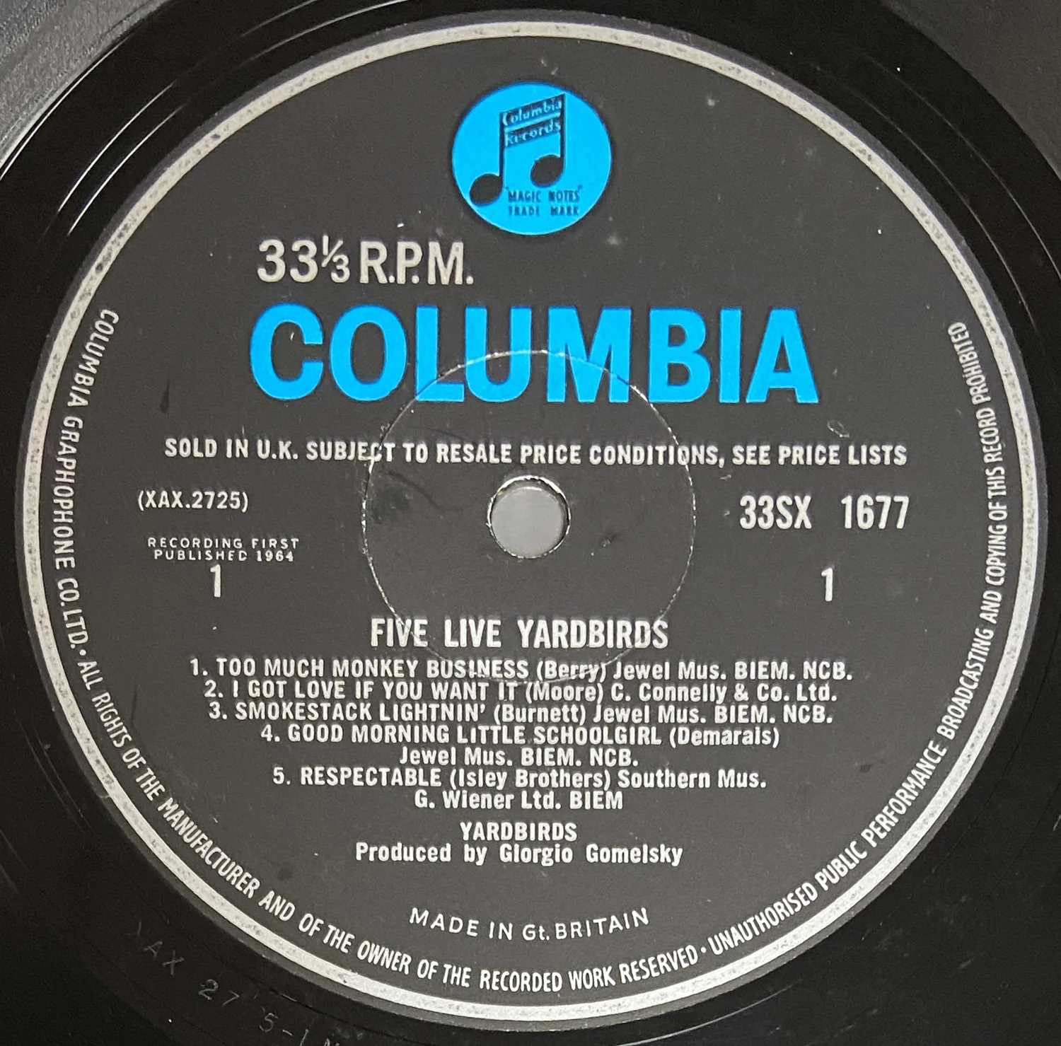 Five Live Yardbirds - Image 3