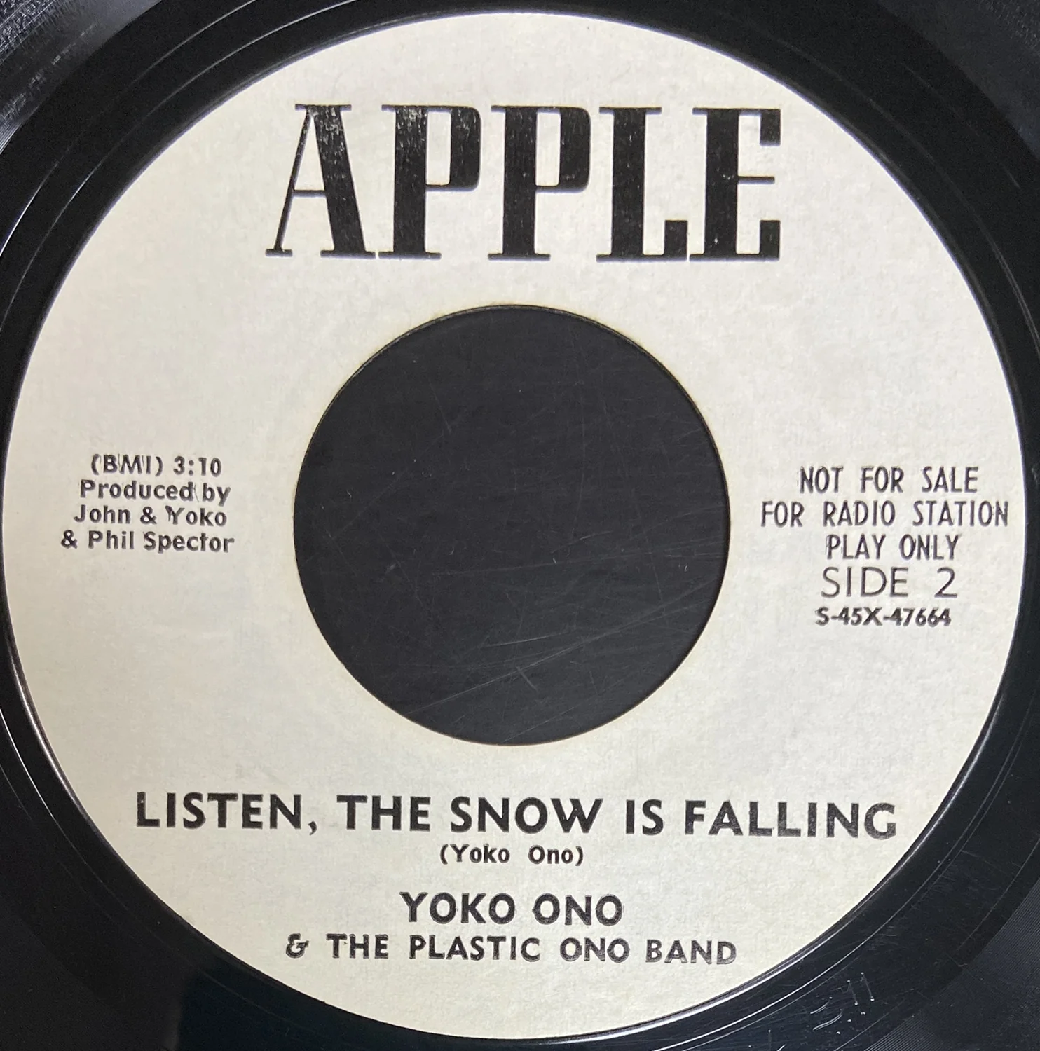Happy Xmas (War Is Over) / Listen, The Snow Is Falling - Image 2