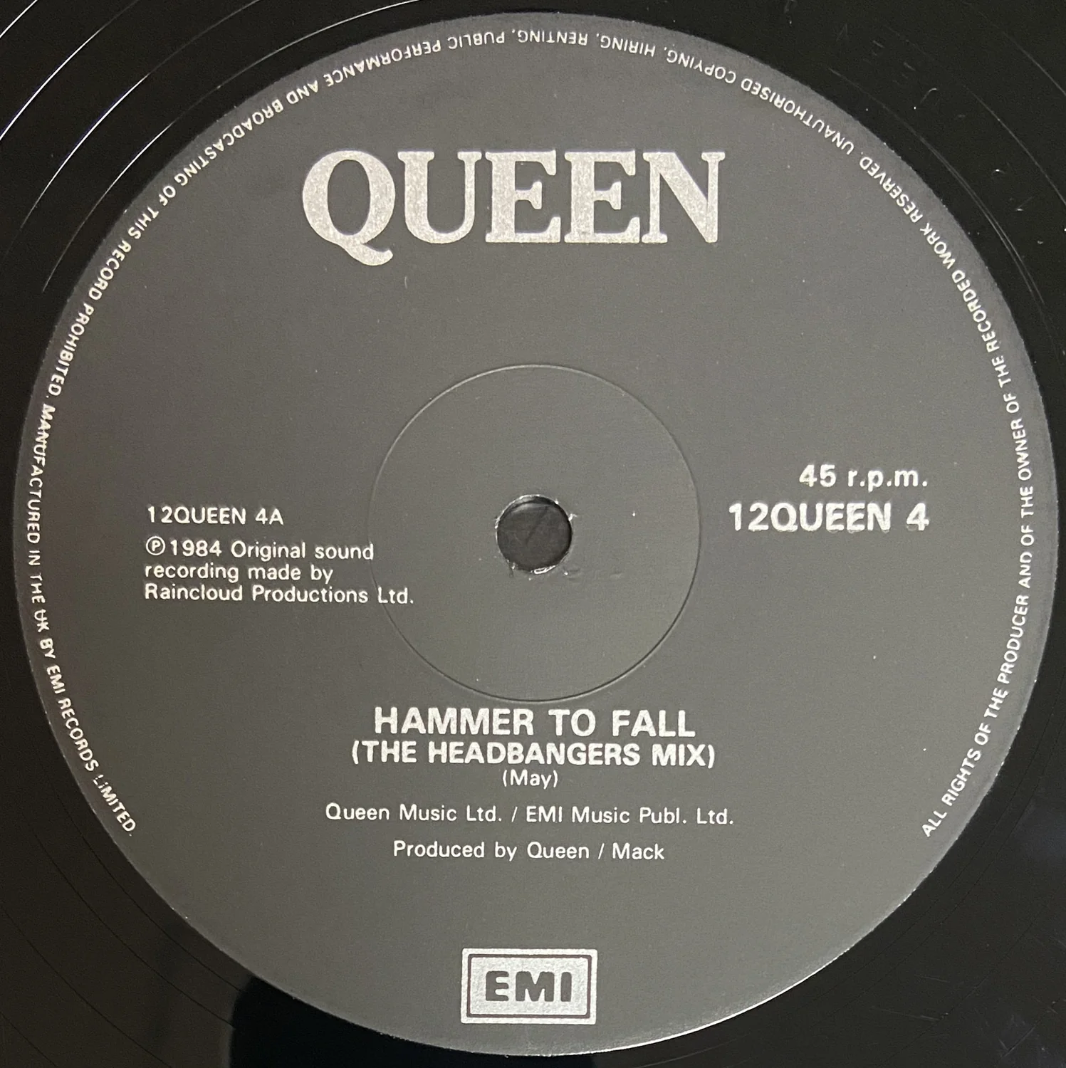 Hammer To Fall (Headbangers Mix) / Tear It Up - Image 3