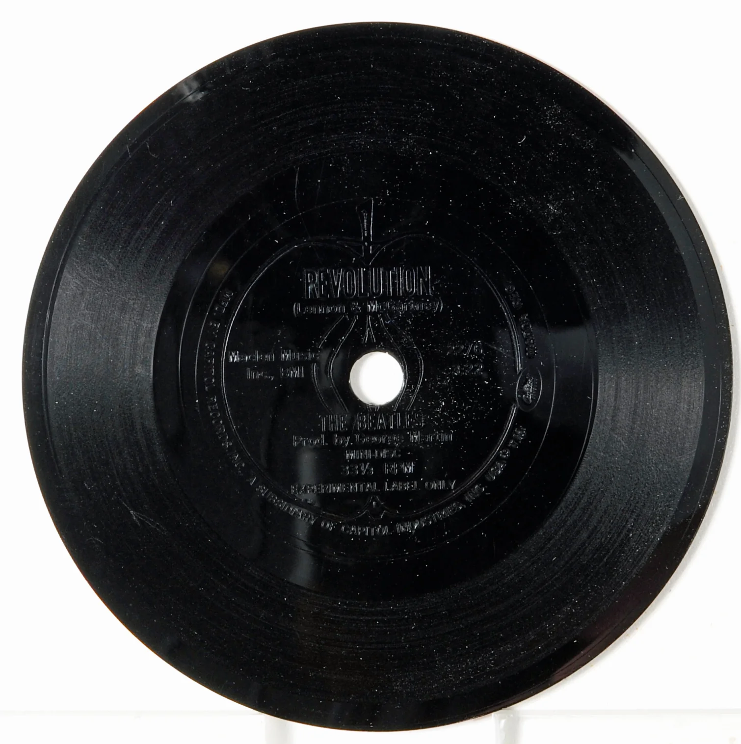 RIGID VINYL version of 'Hey Jude' Pocket Disc flexi-disc - Image 2