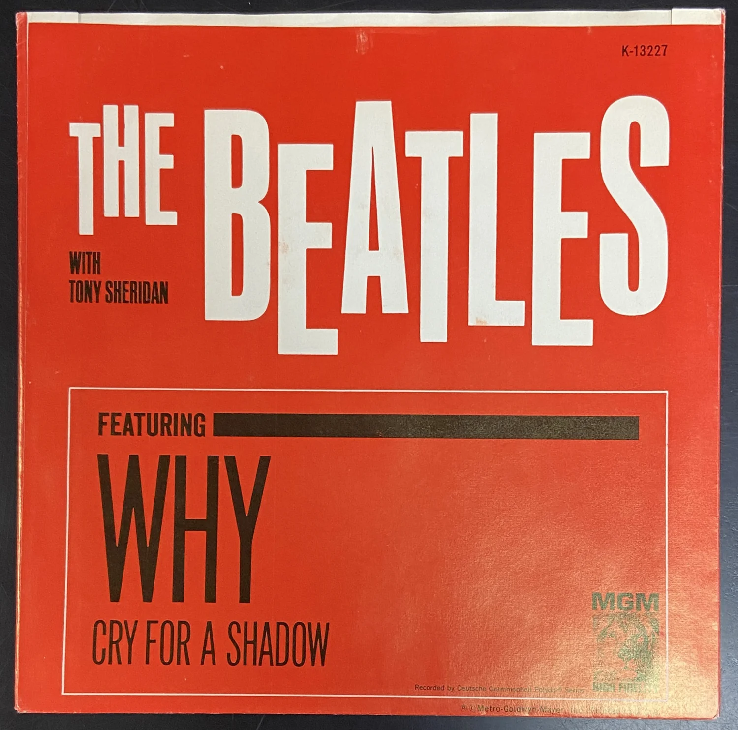 Why / Cry For A Shadow - Image 2