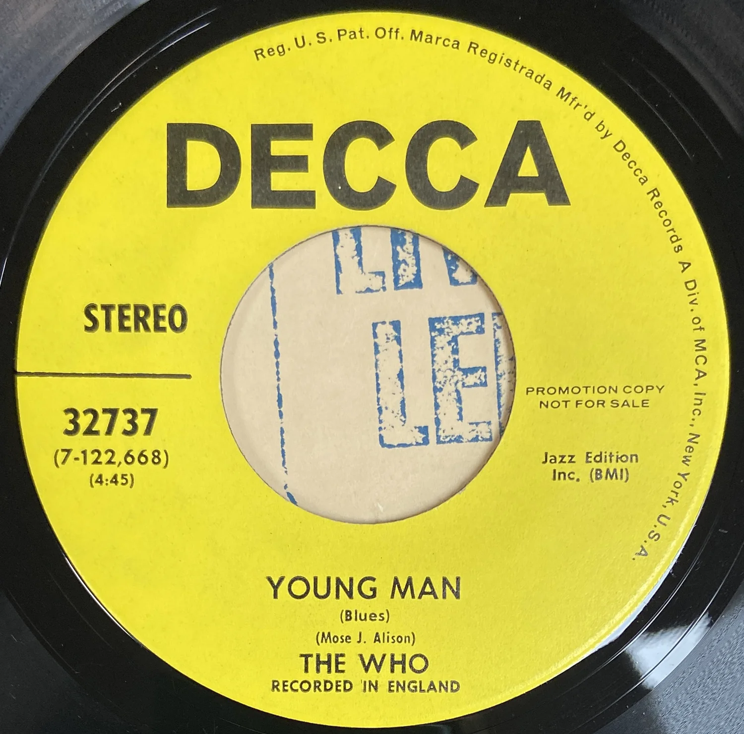 Young Man (Blues) / Substitute - Image 4